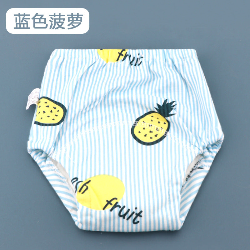 Wholesale washable six-layer gauze diaper pocket learning pants baby cloth diapers breathable diaper baby training pants