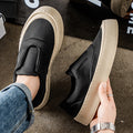 Canvas men's shoes 2025 winter new anti-slip thick sole breathable lightweight slip-on sneakers men's athletic shoes