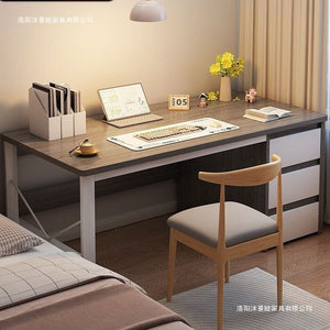 Computer desk desktop bedroom home desk student study drawer writing rental house casual office desk