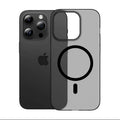 Suitable for iphone17 frosted magnetic phone case apple 15promax ice mist skin feel magnetic anti-fall hard case 16