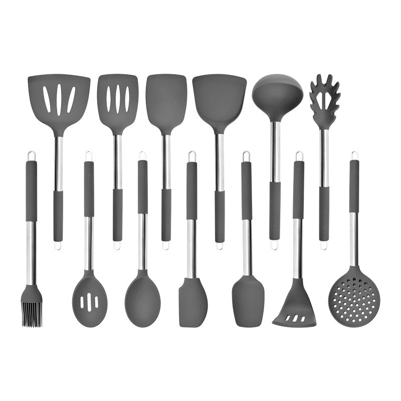Food grade silicone spatula set High temperature resistant non-stick pan Special spatula Silicone kitchen utensils Spoon Leaky spatula Colander