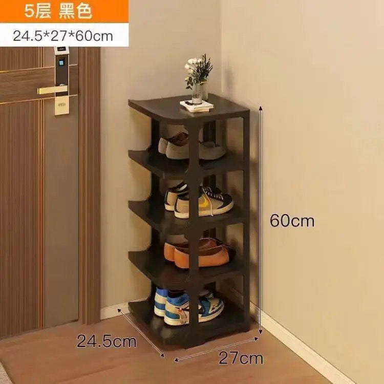 Shoe rack simple door dormitory rental house living room multi-layer for home economical shoe rack vertical storage handy gadget