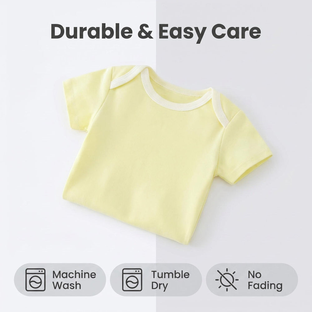 baby romper spring autum triangle crawling short-sleeved male and female baby cotton 0-1 year old one-piece girl butt-covering clothes