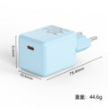 Pd30w gallium nitride fast charging, suitable for apple charger iphone8-17 full power ce certified european plug