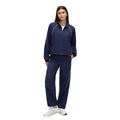 Spring/summer lightweight breathable zip-up jacket short training fitness outdoor casual running sports set for women