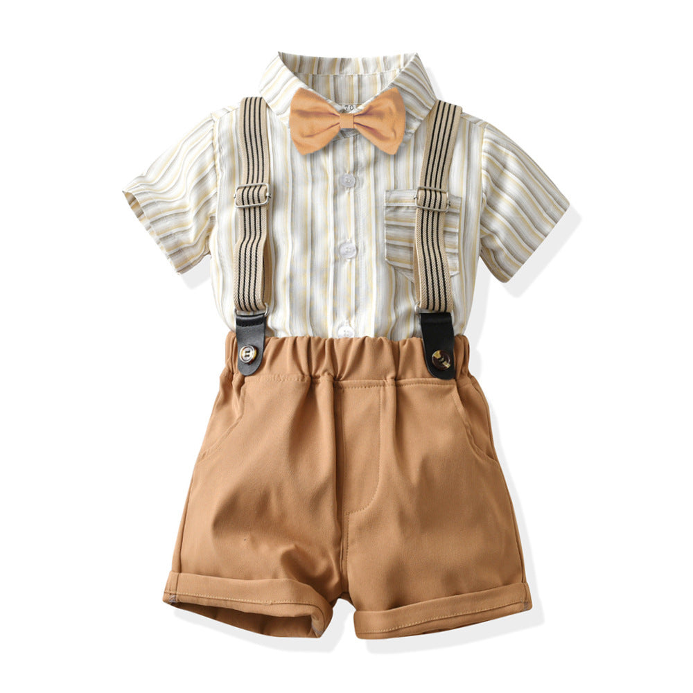 Boys' summer outfit: trendy, stylish, and fashionable new arrivals for young boys. casual short-sleeve sets for kids, chic summer clothing for children