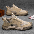 Men's 2026 spring new outdoor construction work shoes, trendy workwear sneakers, anti-slip, wear-resistant, lightweight hiking shoes for men