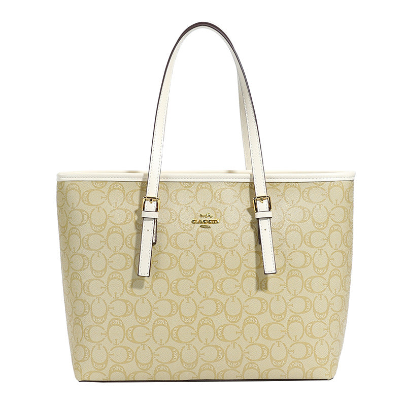 High-end, large capacity women's bag - 2025 new fashionable, versatile, commuter-ready handbag, tote bag, and shoulder bag