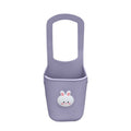 Electric vehicle front storage hanging bag neutral mobile phone bag storage box silicone water cup milk tea holder practical storage handy gadget