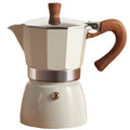 Round bottom moka pot single valve for home small coffee pot coffee pot suit concentrated espresso coffee utensils