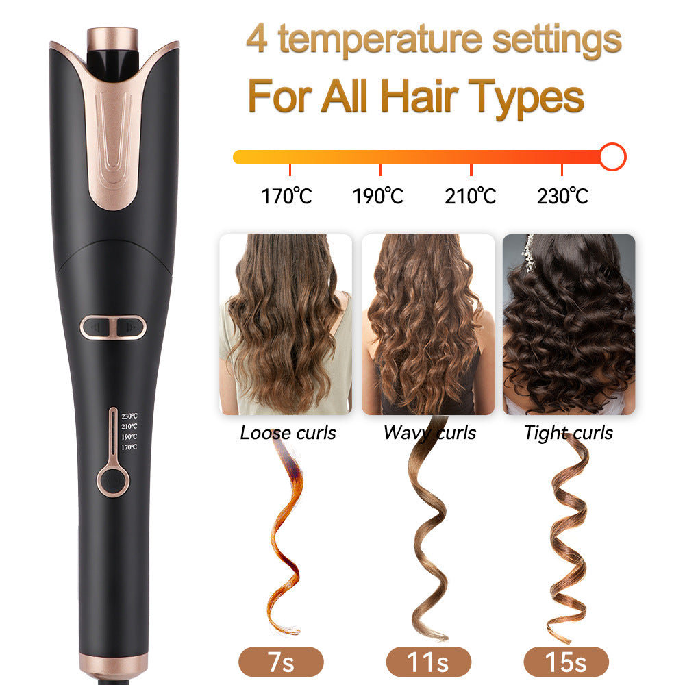 Cross-border automatic curling iron large wave negative ion curling iron artifact long-lasting styling perm iron rotating curling iron