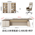 Saint li boss table and chair combination president office simple modern accessible luxury paint executive table elegant manager table and chair main