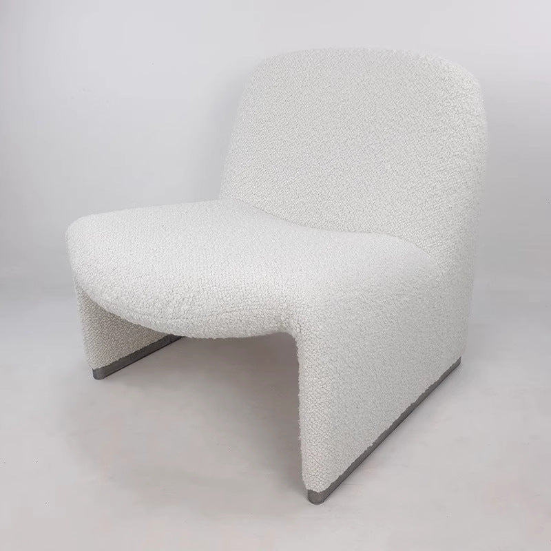 Nordic cream style single sofa - perfect for small apartments, living rooms, b&bs, hotels, and casual lounging. minimalist modern bean bag chair