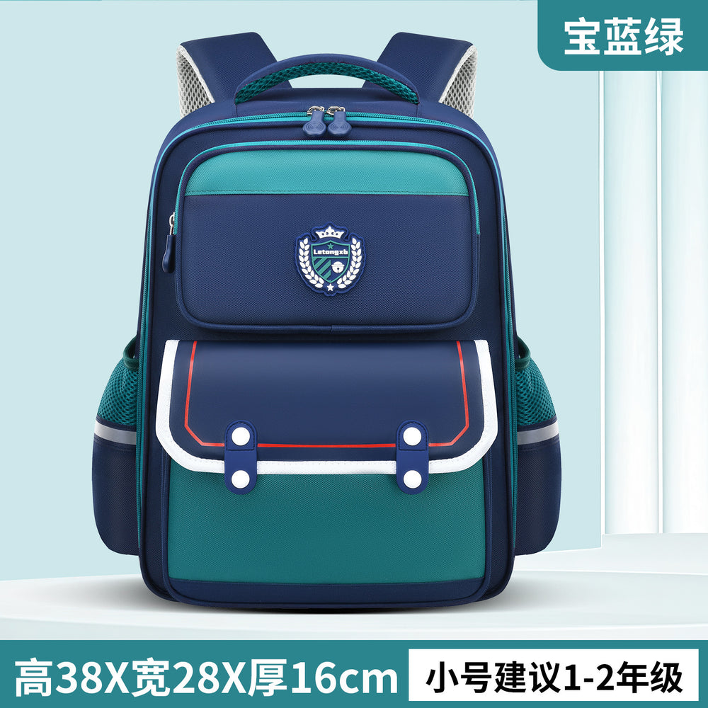New british style elementary school backpack for girls, grades 1-6, ultra-lightweight, spine-protecting children's backpack - wholesale