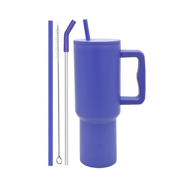 New 40oz fourth generation handle ice tumbler, 304 stainless steel vacuum insulated mug, portable outdoor car cup