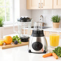 2-in-1 glass blender: high-speed blender, juicer, multifunctional food processor, and baby food grinder