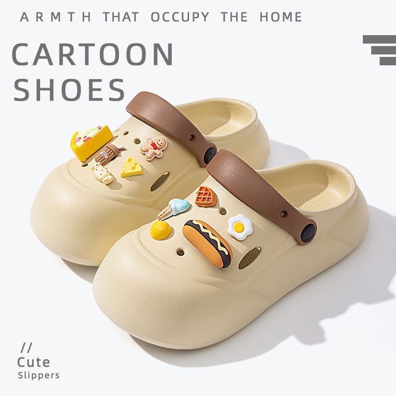 Women's high heel platform clogs - new anti-slip beach sandals & slippers for women - summer outdoor wear