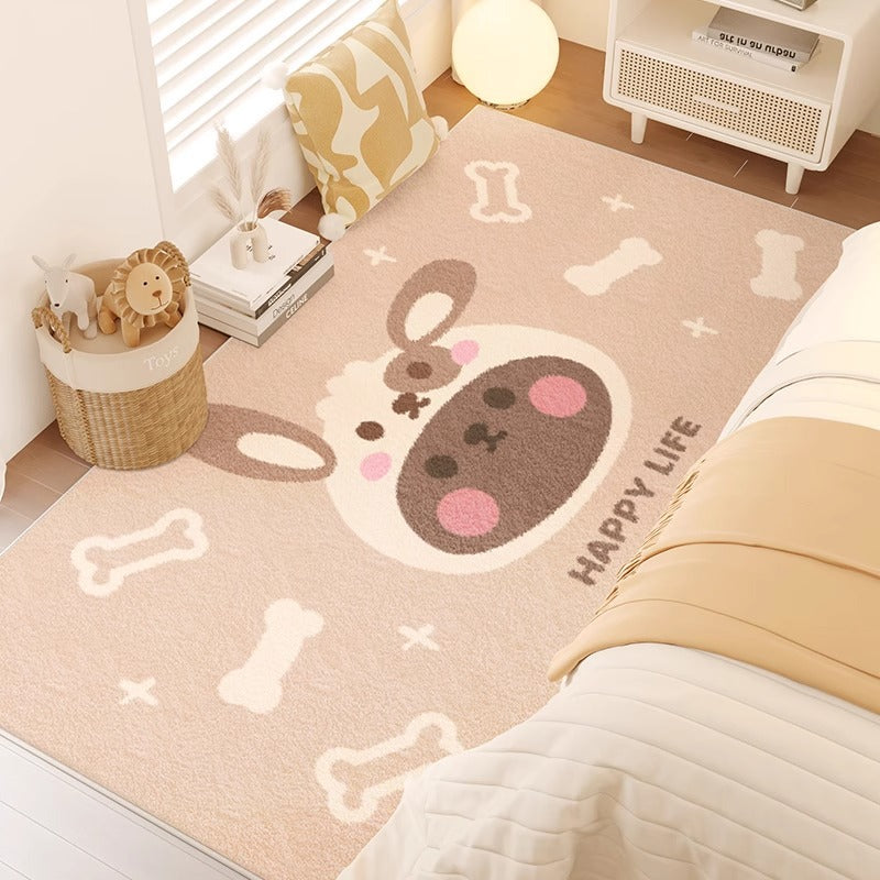 Carpet bedroom bedside blanket kids room cartoon new arrival room bedside cute thickened bed floor mat