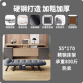 Folding bed - single, portable, for home, naps, hospitals, outdoor camping, and office lounging