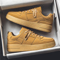 2026 spring new men's low-top tan skate shoes, youth thick-soled casual shoes, live stream sports men's footwear