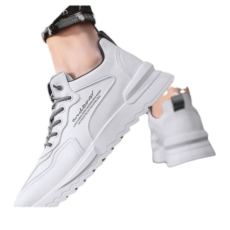 Men's shoes 2025 spring new korean style trendy breathable sneakers casual fashion shoes men's versatile height increasing dad shoes