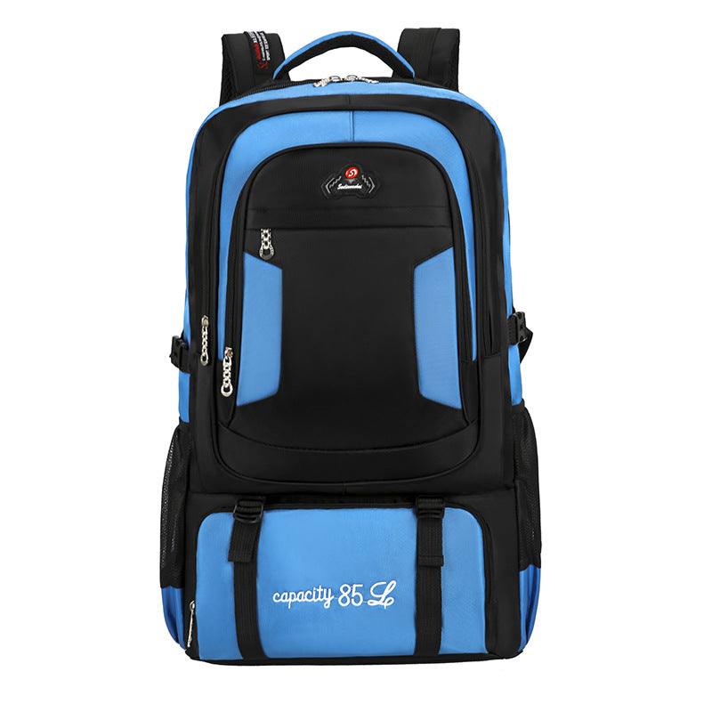 Burden reduction large-capacity backpack 85 liters travel bag men's mountaineering outdoor women's business travel backpack middle school student schoolbag