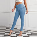Amazon  women's jeans: european and american ins style high-waisted sexy skinny jeans, women's pencil pants, stretchy plus size