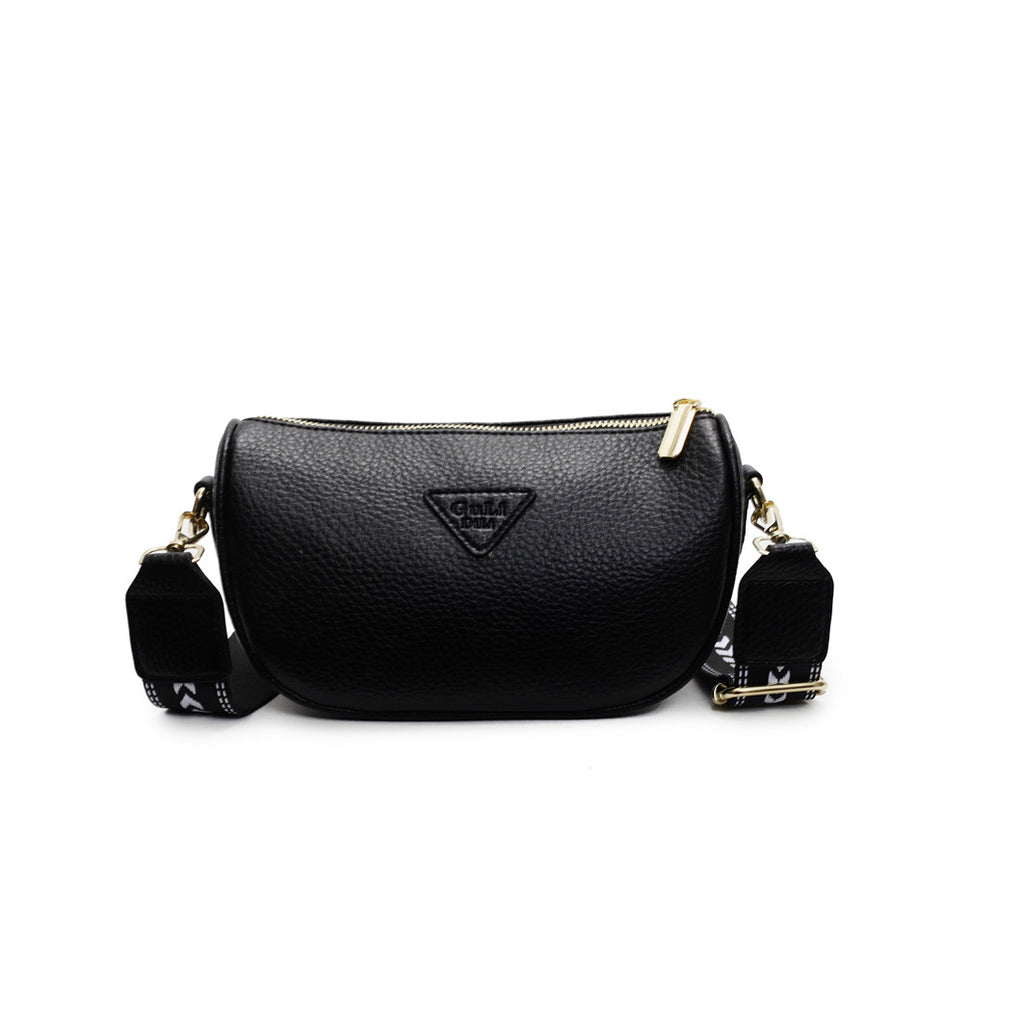 Cross-border niche design bag women's 2025 new summer fashion broadband messenger bag casual popular saddle bag