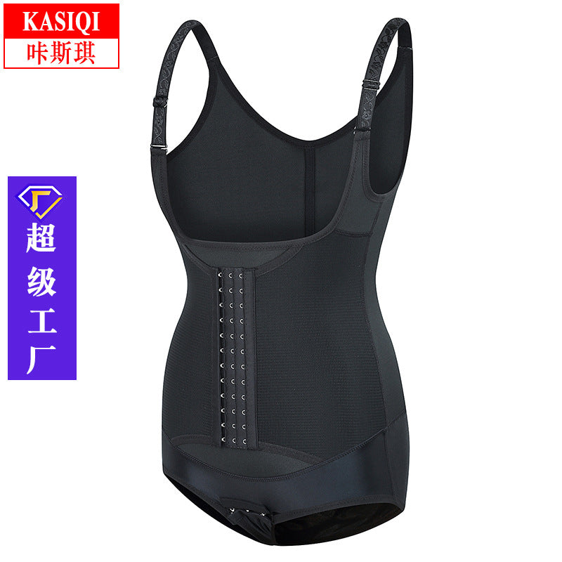 Butt shaperplus size breast support corset body shaping waist suspender jumpsuit waist lifting butt tops