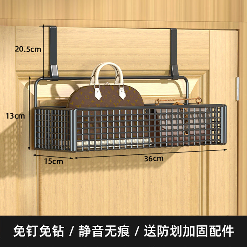 Over-the-door hook: your ultimate entryway organizer! wall-mounted, no-drill storage rack for bedroom closet, side-mounted clothes hanger