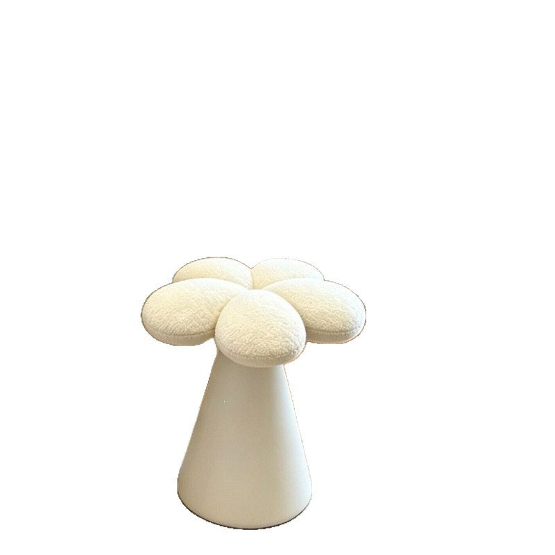 Bedroom high-looking dressing table stool new arrival popular makeup stool girl accessible luxury petal chair backrest fabric