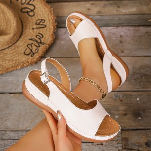 summer new arrival: plus size chunky sole sandals for women (sizes 36-43). wholesale available. dropshipping to  and