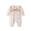 Newborn baby clothes autumn collection: stylish floral rompers for baby girls - perfect for spring/autumn, princess style, full month celebration, and outdoor wear