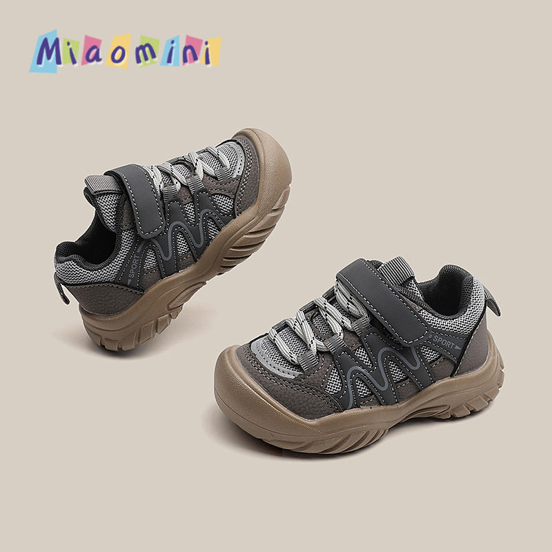 autumn new arrivals: boys' soft-soled comfortable athletic & casual shoes, korean style fashionable versatile girls' german army trainers