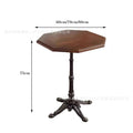 60cm solid wood [eight-sided table]