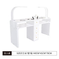 Widened 45cm nail table and chair set - special offer! economical single/double, light luxury, multi-functional, odorless, carbon steel with baked enamel finish