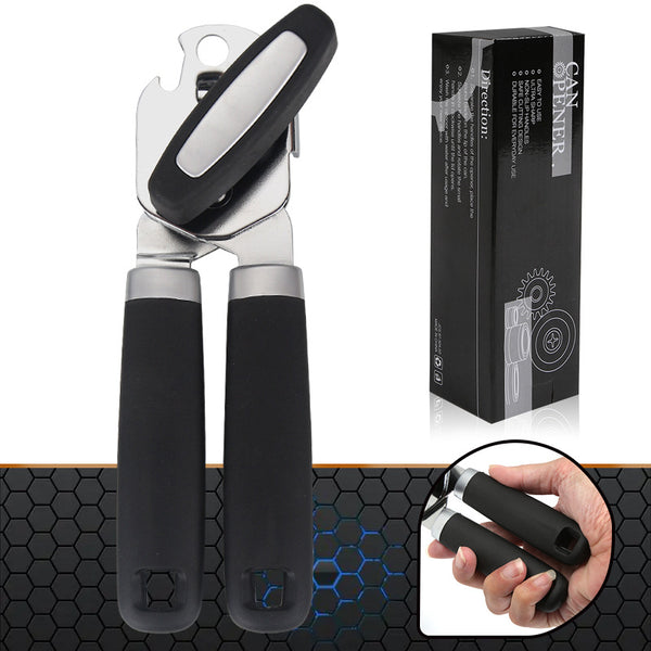 Multifunctional can opener tool Stainless steel can knife Kitchen tool Beer bottle opener Cross-border simple can opener