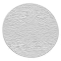 Embossed rock texture flat plate - creative & unique ceramic dinner plate for restaurants & hotels - high-style serving dish