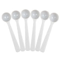2ml plastic measuring spoon for mask powder, small spoon for fertilizer, pesticide, feed powder, precise measurement, holds 2g