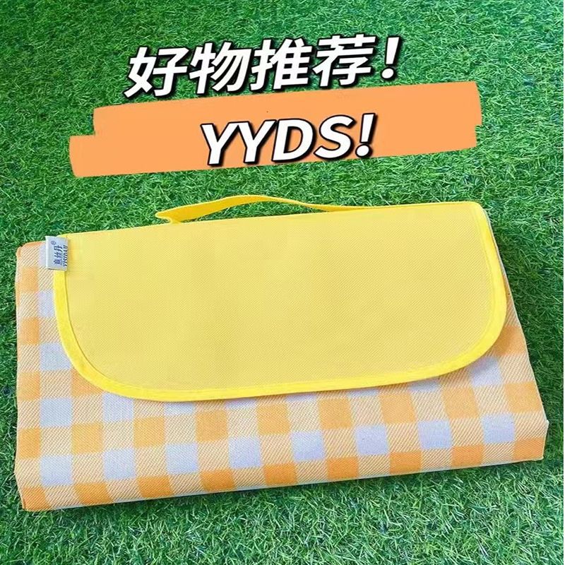 Picnic mat outdoor moisture-proof pad portable spring outing ground mat picnic cloth ins style camping mat outing picnic supplies