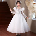 Girls' evening gown princess dress - new  birthday tutu dress for hosts, piano performances, and stage shows
