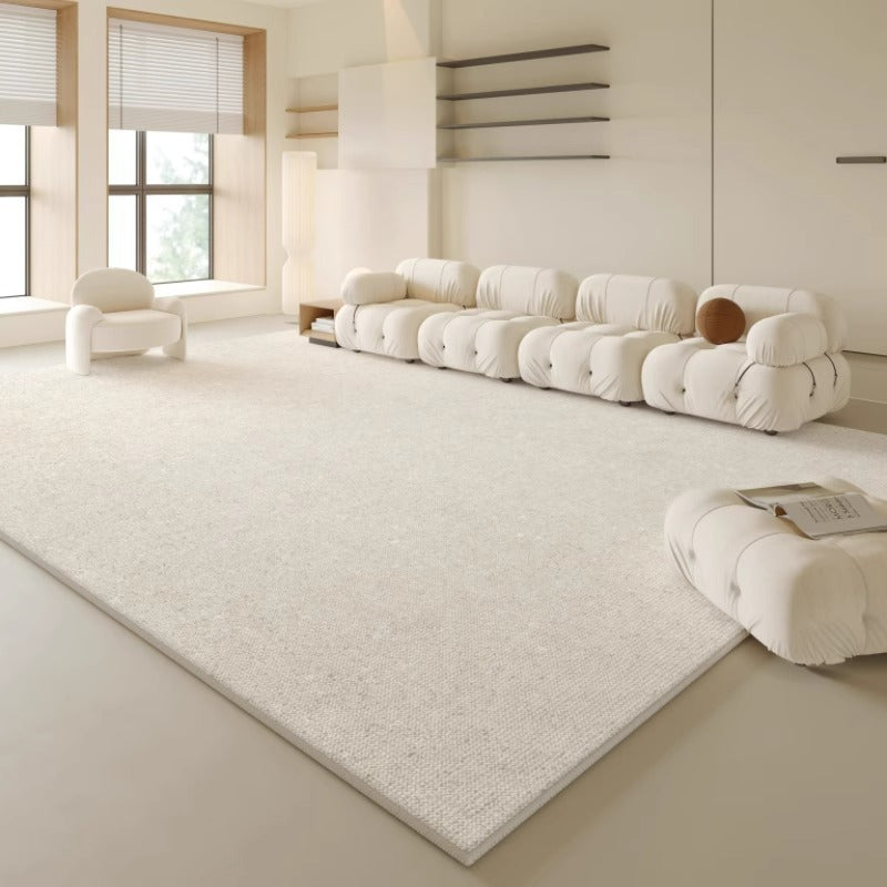 Distributed carpet living room  new cream style no-wash and wipeable bedroom waterproof sofa light luxury high-end floor mat