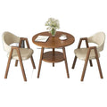 Negotiation table reception casual table and chair combination coffee milk tea shop back chair for home small apartment balcony round table