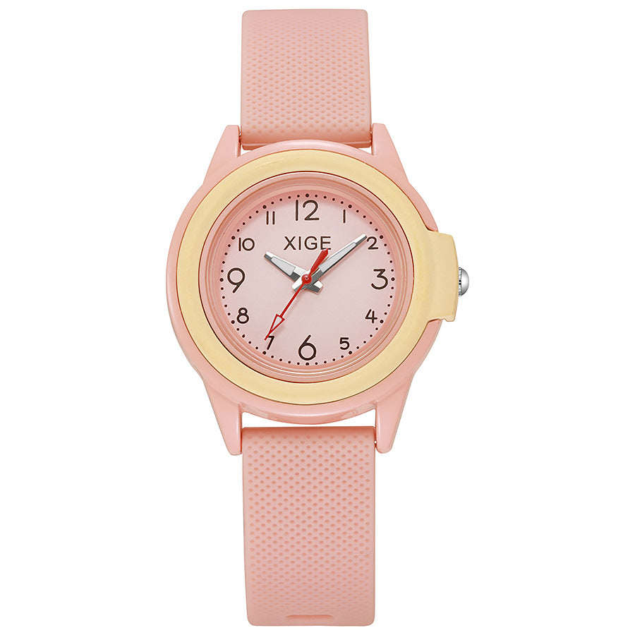 New minimalist digital exam-specific student watch, candy color couple's niche waterproof quartz watch, women's watch wholesale