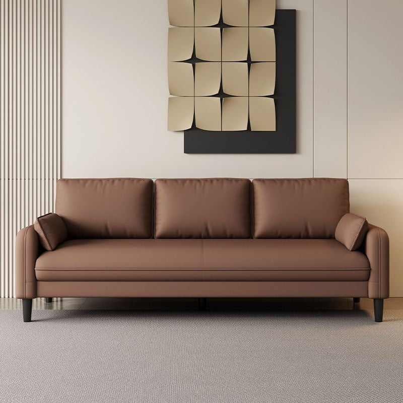 Living room sofa small apartment cat scratching leather sofa casual rental house b&b bedroom apartment combination leather sofa