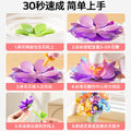 Kids pony embossing machine educational flower machine girl play house handmade artificial bouquet bag toy birthday gift