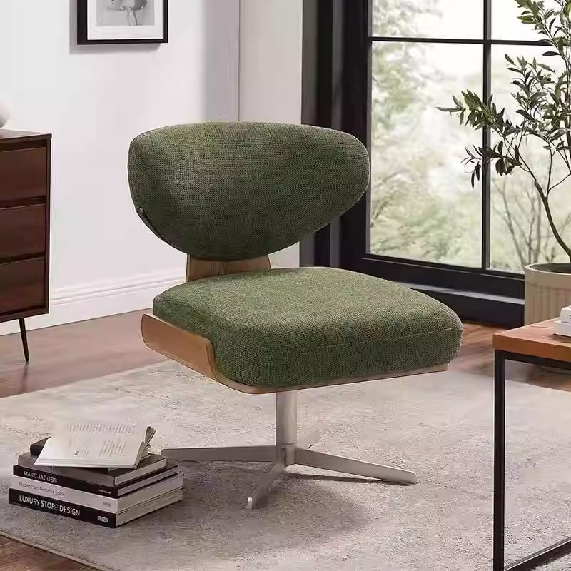 Modern minimalist sofa chair living room leisure chair conference casual single chair sofa simple fabric single chair office chair