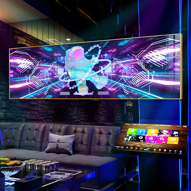KTV box decoration painting hanging painting club room bar nightclub LED with light luminous lighting background wall mural