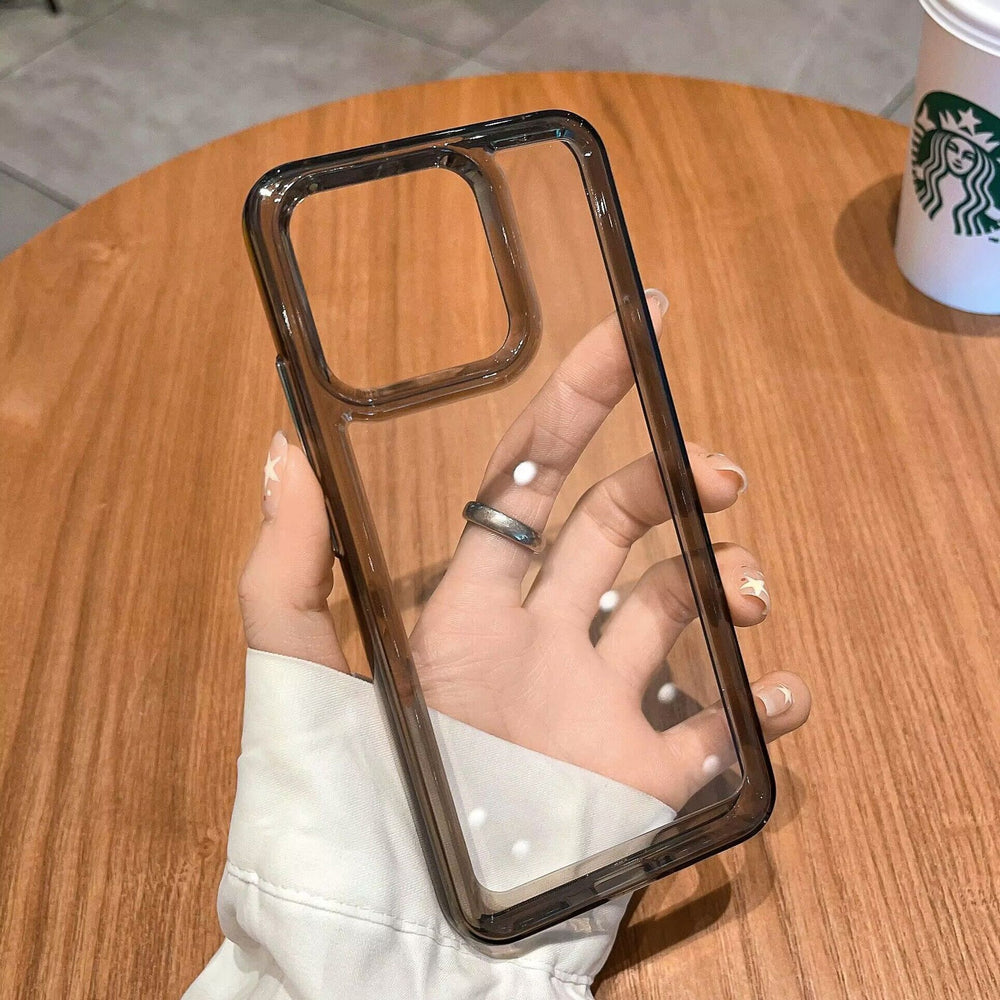 Space case for xiaomi 17 pro - high-transparency acrylic, 14 hard case, full coverage, large hole, drop-proof protective cover