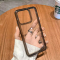 Space case for xiaomi 17 pro - high-transparency acrylic, 14 hard case, full coverage, large hole, drop-proof protective cover